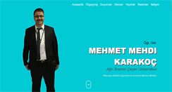 Desktop Screenshot of mehmetmehdi.info